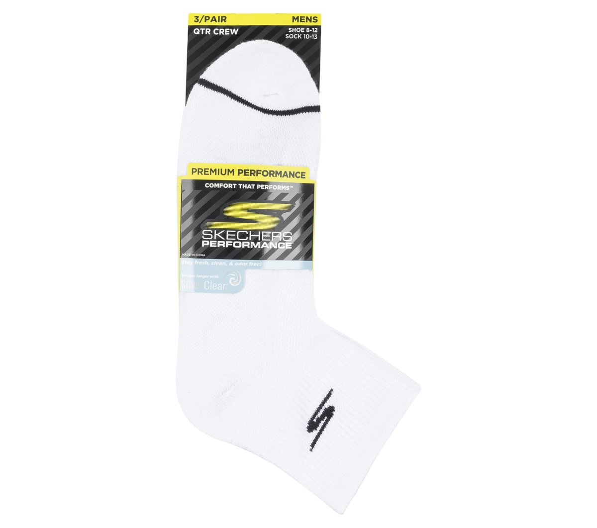 Skechers Men|Clothing | Quarter Premium Basic Socks - 3 Pack