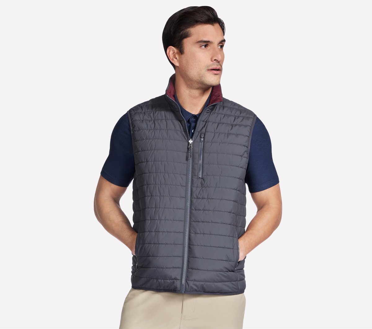 Skechers Men | GO SHIELD Cozy Fit Altitude Reversible Vest