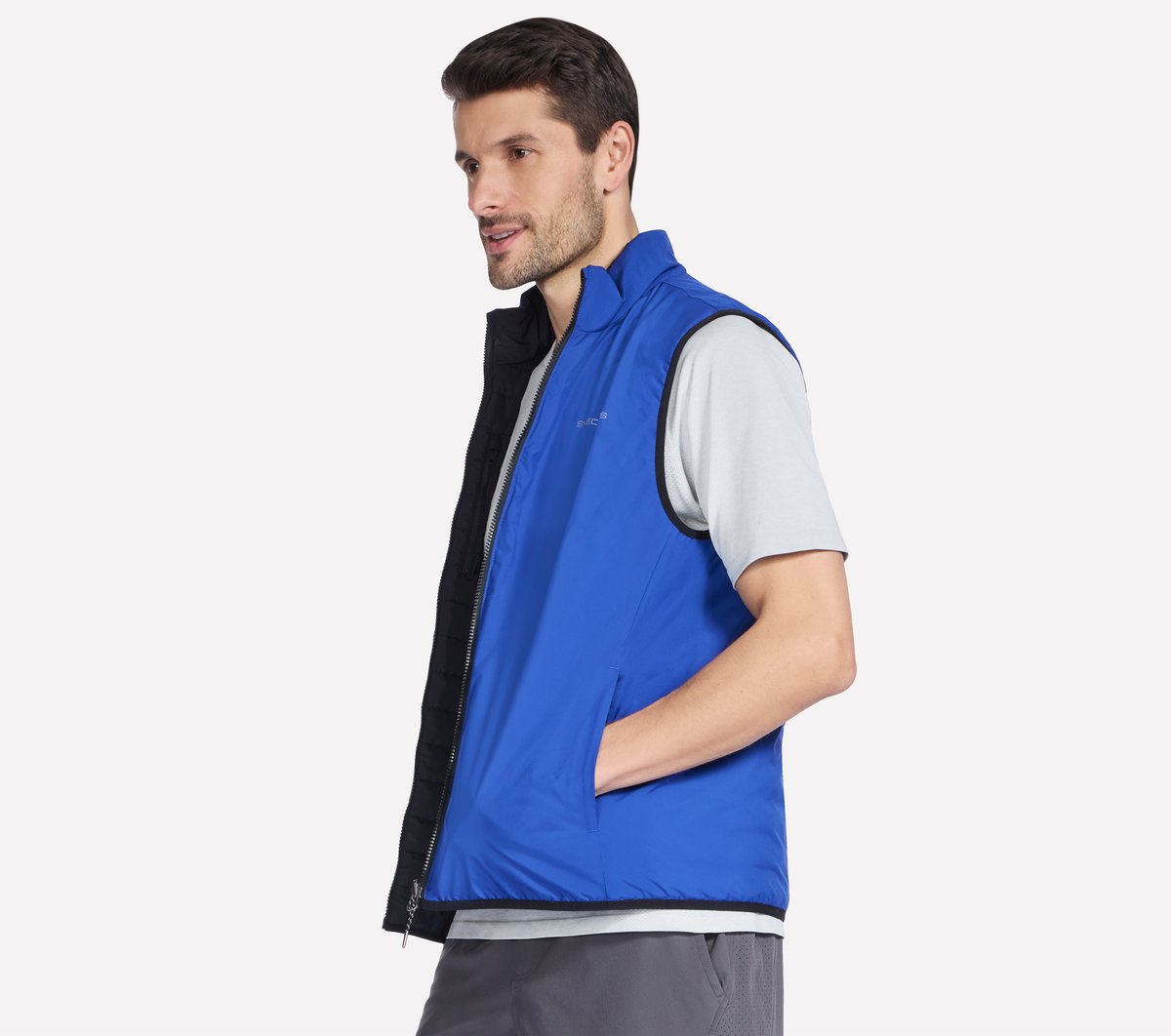 Skechers Men | GO SHIELD Cozy Fit Altitude Reversible Vest