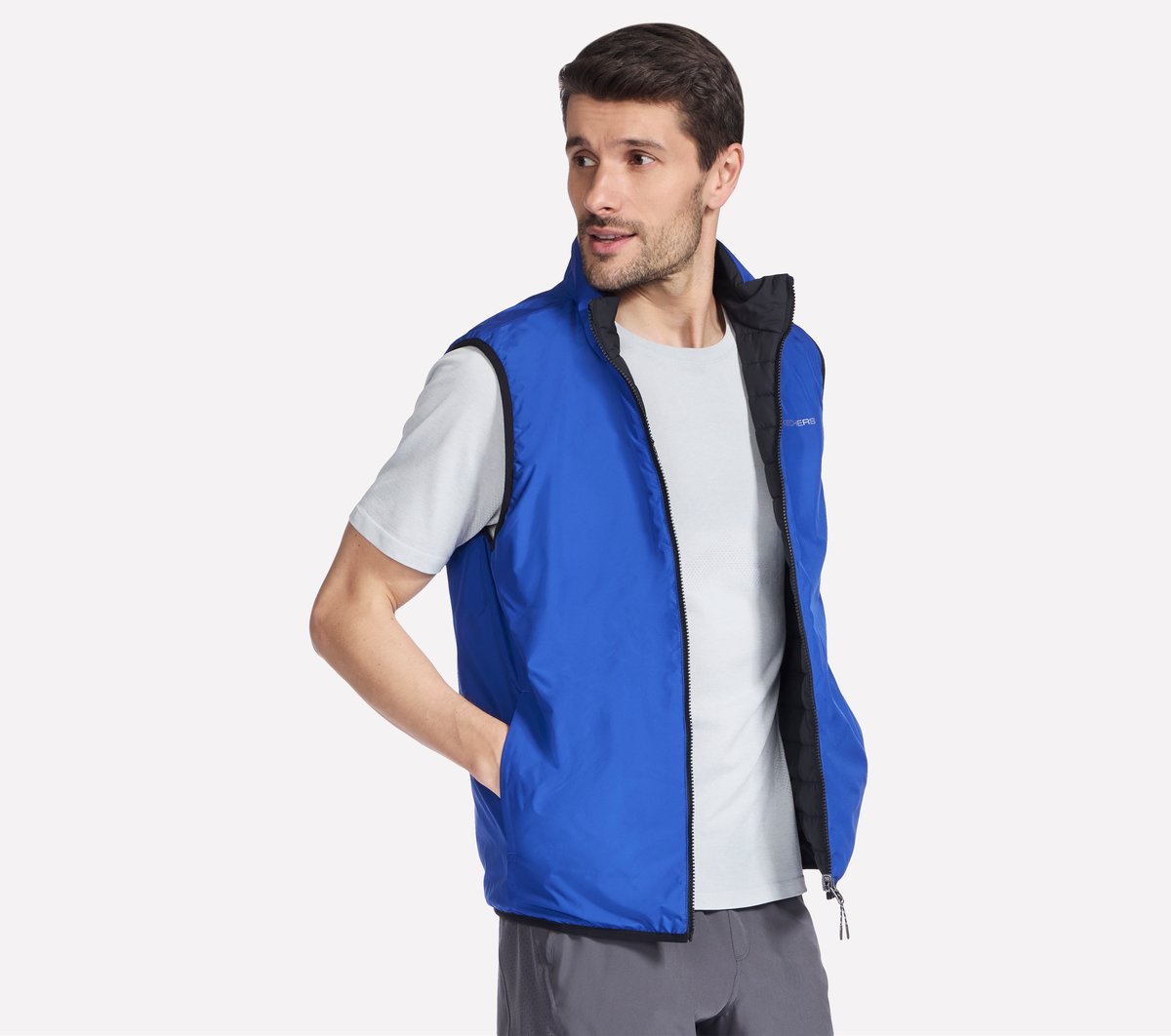 Skechers Men | GO SHIELD Cozy Fit Altitude Reversible Vest
