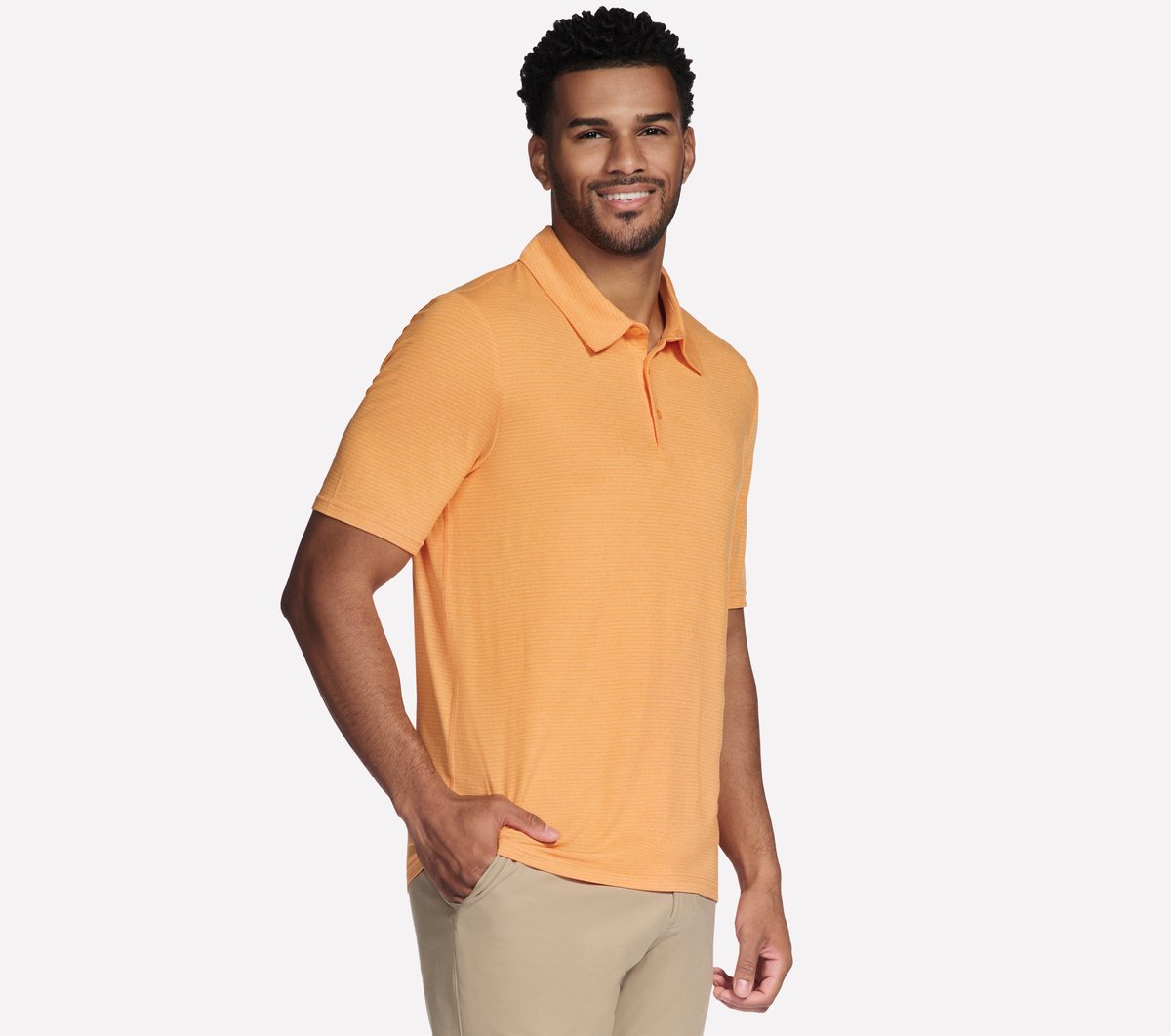 Skechers Men | GO GOLF GO DRI All Day Stripe Polo