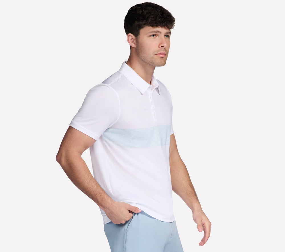 Skechers Men | GO DRI Charge Palm Stripe Polo