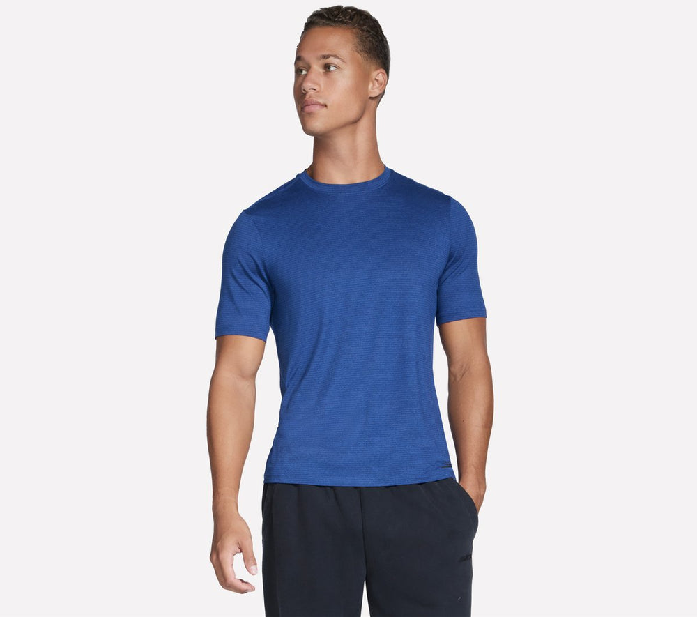 Skechers Men | GO DRI All Day Stripe Tee