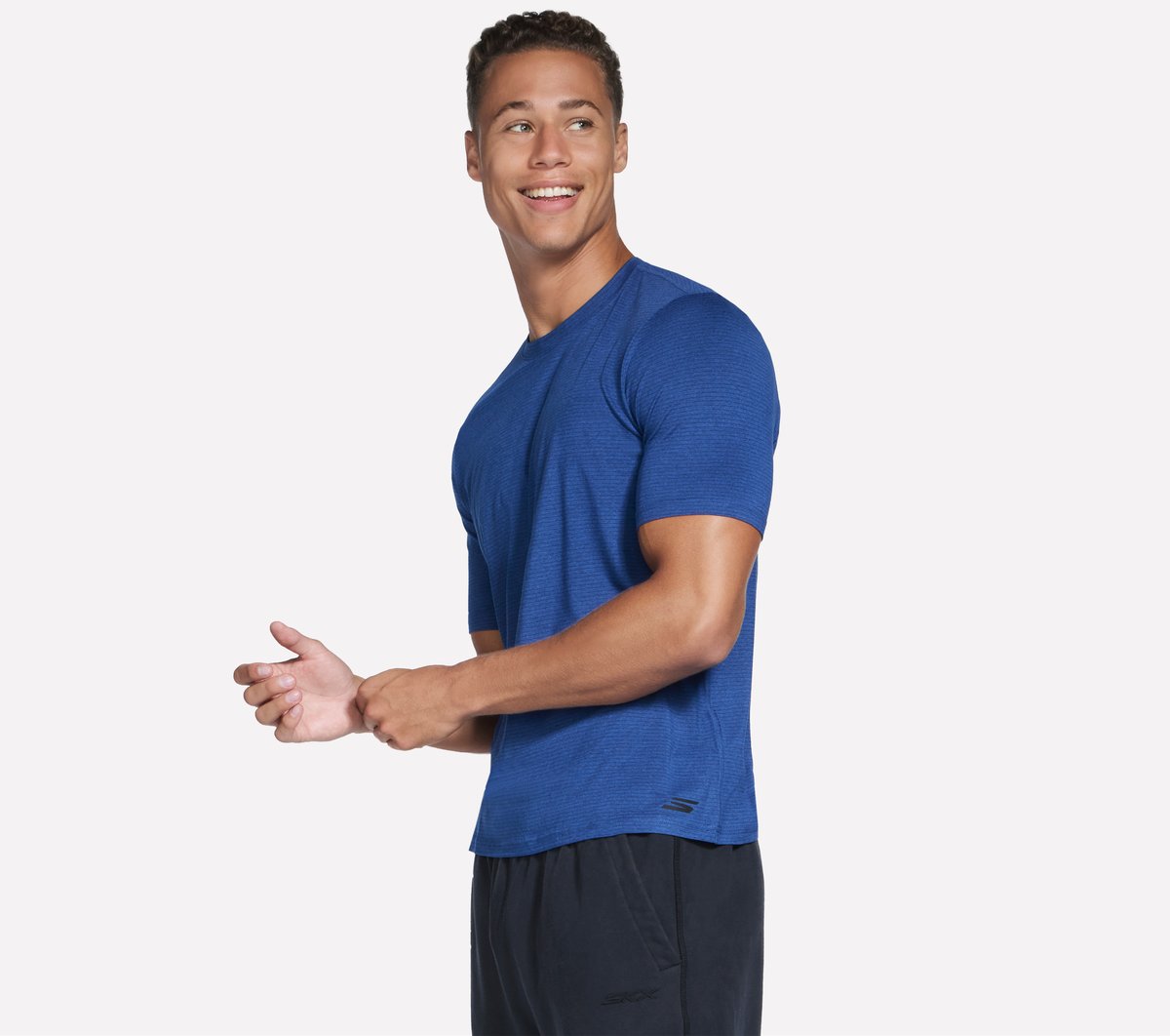 Skechers Men | GO DRI All Day Stripe Tee