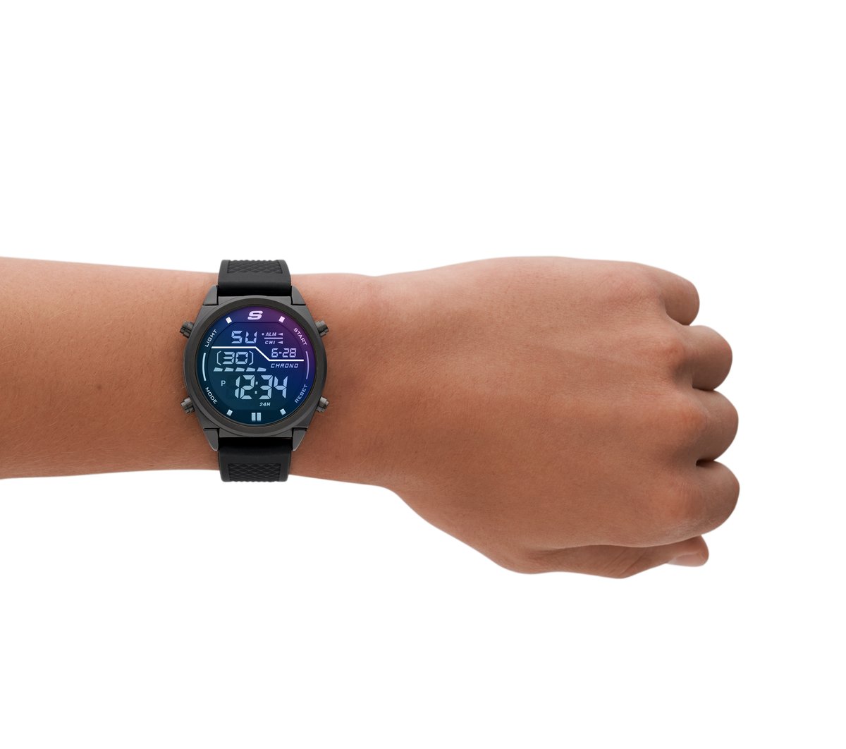 Skechers Men|Clothing | Accessories Blue Face Digital Watch