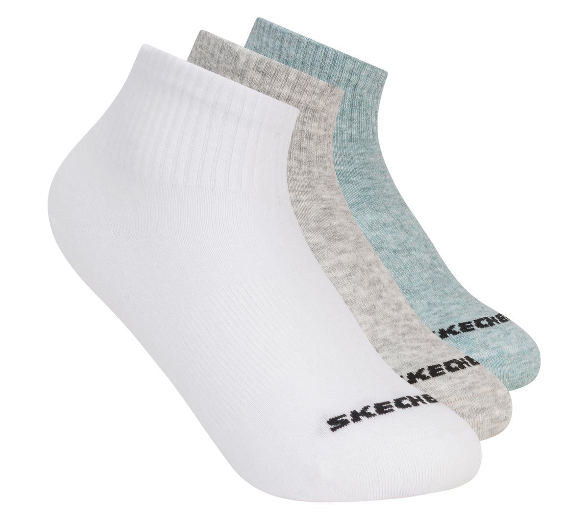 Skechers Kids|Clothing | 3 Pack Boys' Quarter Crew Cotton Socks