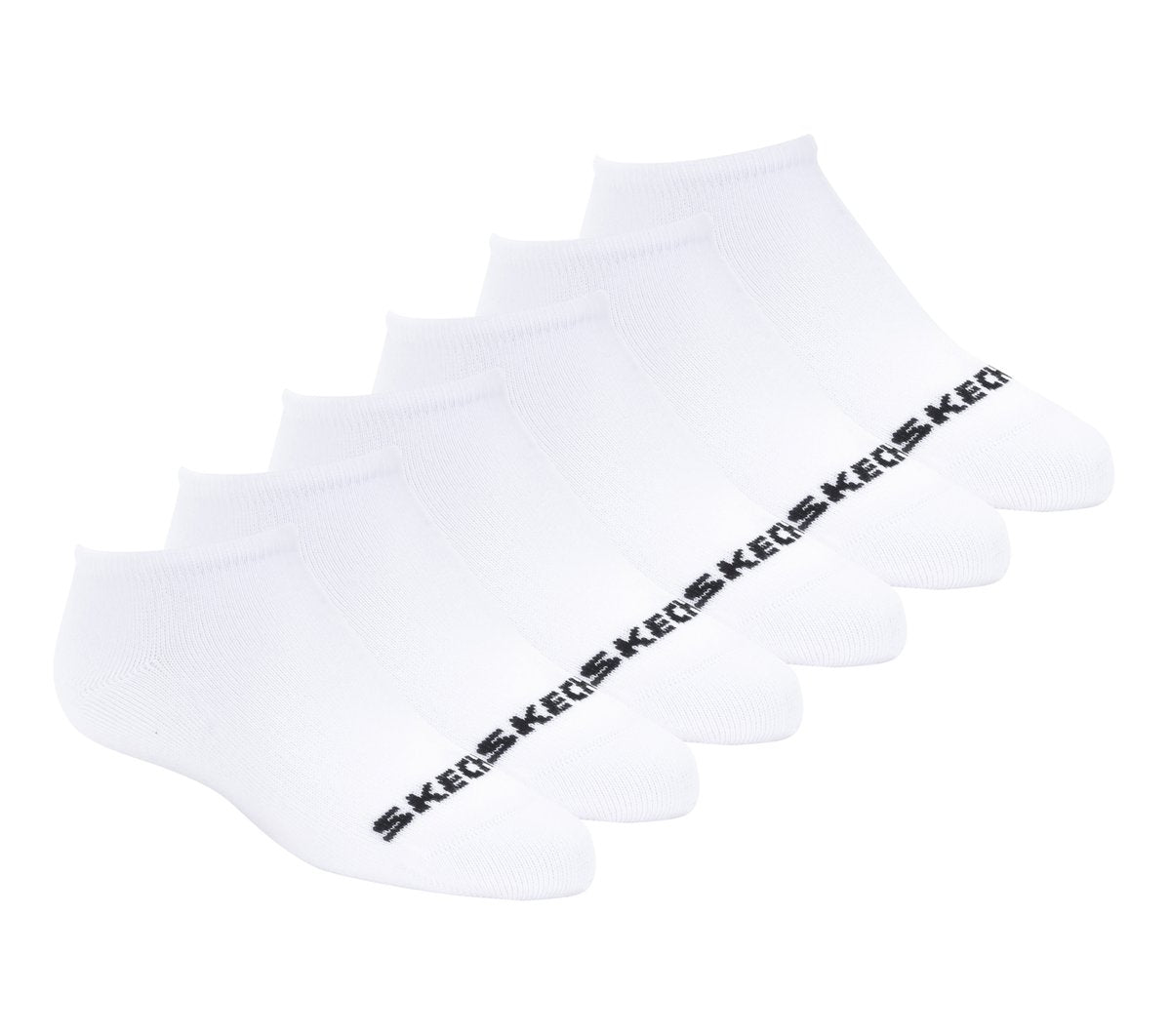 Skechers Kids|Clothing | Cotton No-Show Socks - 6 Pack