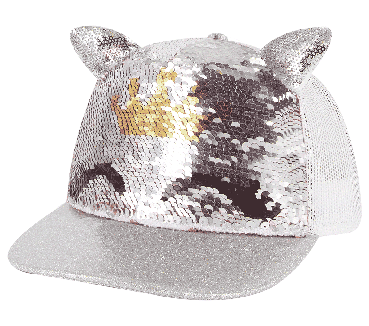 Skechers Kids|Clothing | Caticorn Sequin Trucker Hat