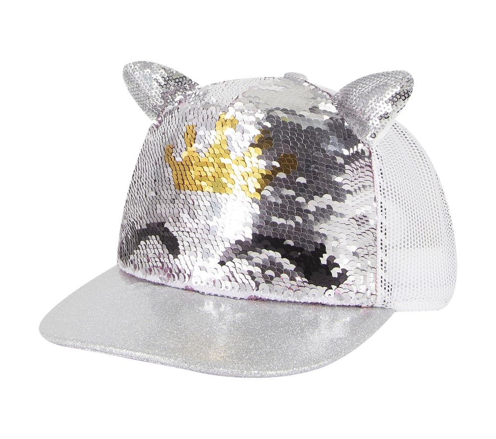 Skechers Kids|Clothing | Caticorn Sequin Trucker Hat