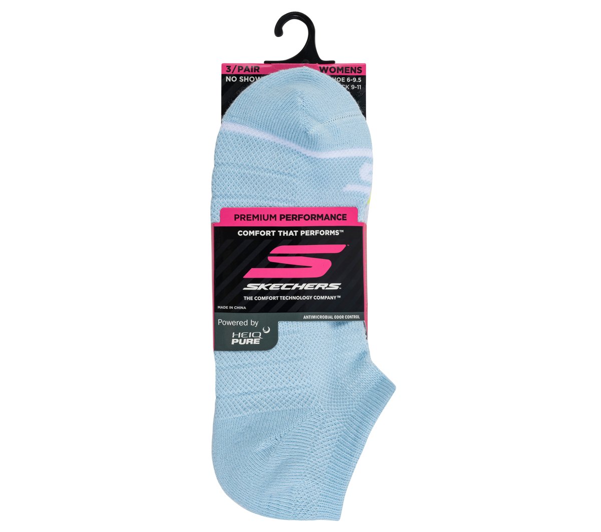 Skechers Clothing | 3 Pack Women's No Show Premium Basic Socks