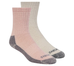 Skechers Clothing | 2 Pack Women's Crew Wool Socks