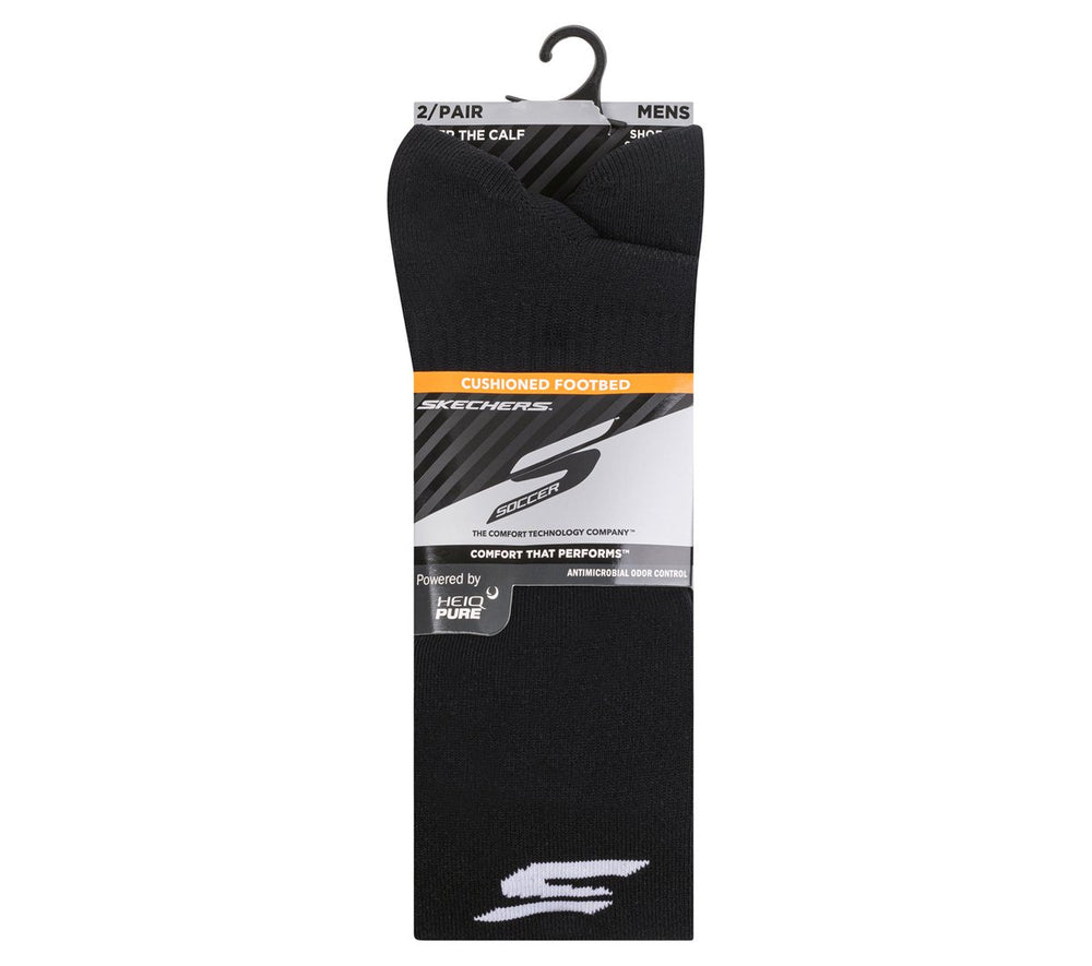 Skechers Clothing | 2 Pack Men's Performance Soccer Over The Knee Socks