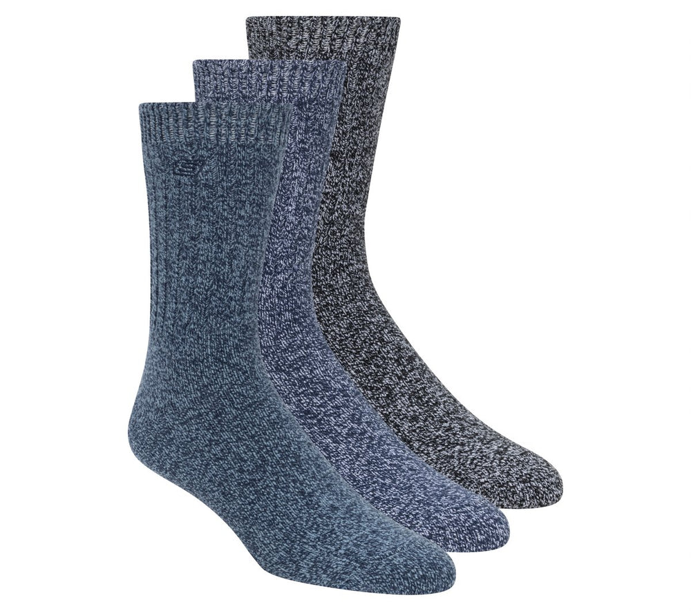 Skechers Clothing | Super Soft Boot Crew Socks - 3 Pack