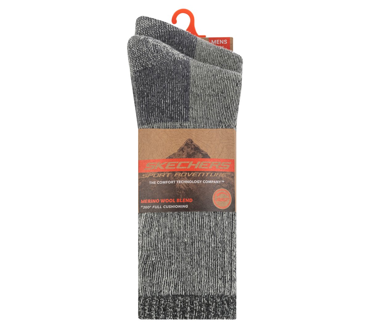 Skechers Clothing | 2 Pack Men's Crew Wool Socks