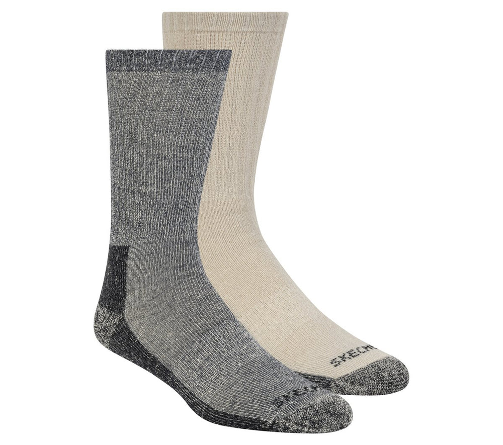 Skechers Clothing | 2 Pack Men's Crew Wool Socks
