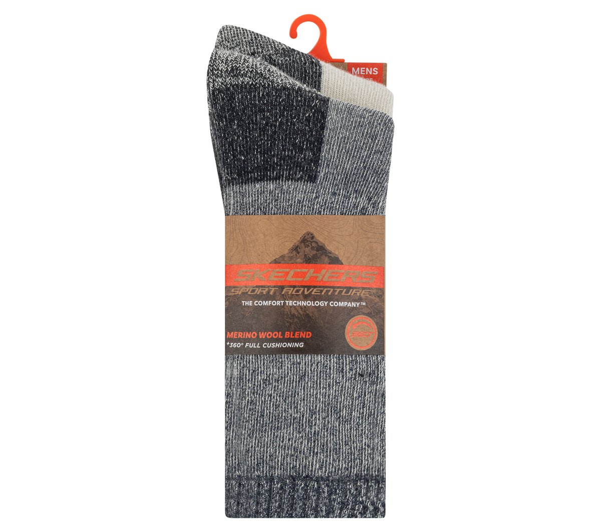 Skechers Clothing | 2 Pack Men's Crew Wool Socks