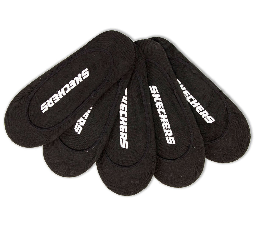 Skechers Clothing | 5 Pack Non Terry Solid Liner Socks