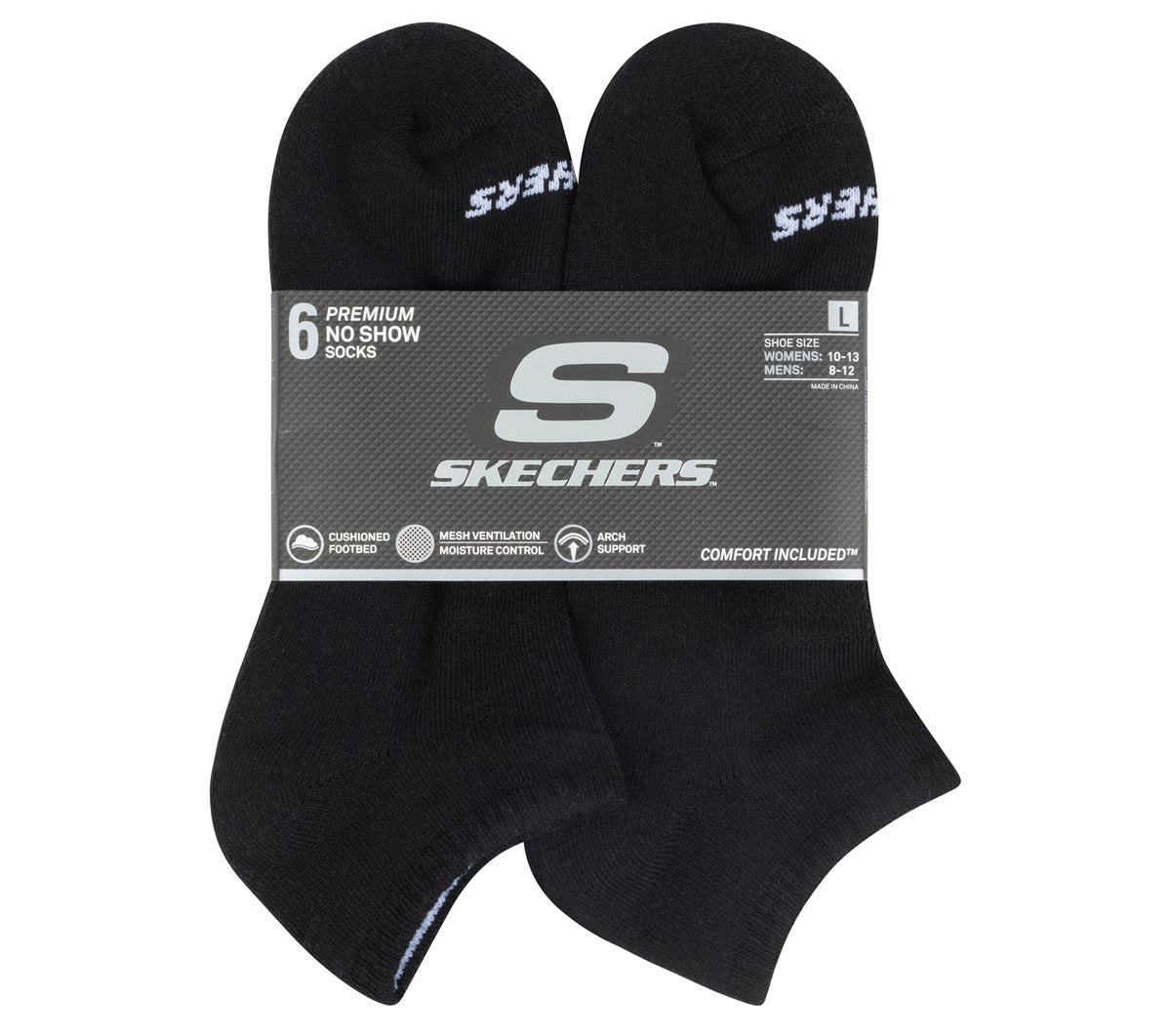 Skechers Clothing | 6 Pack Core Low Cut Large Socks