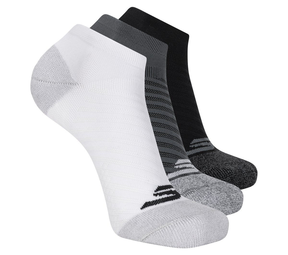 Skechers Clothing | 3 Pack Men's Terry Low Cut Socks