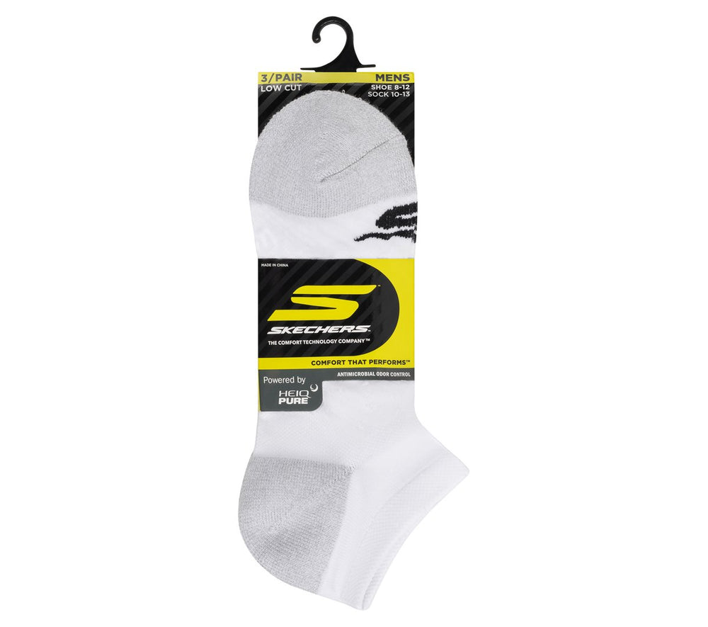 Skechers Clothing | 3 Pack Men's Terry Low Cut Socks
