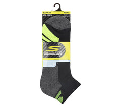 Skechers Clothing | 3 Pack Men's Half Terry Quarter Crew Socks
