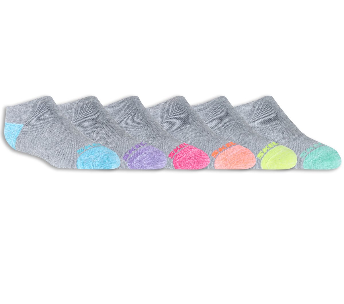 Skechers Clothing | 6 Pack Low Cut Walking Socks