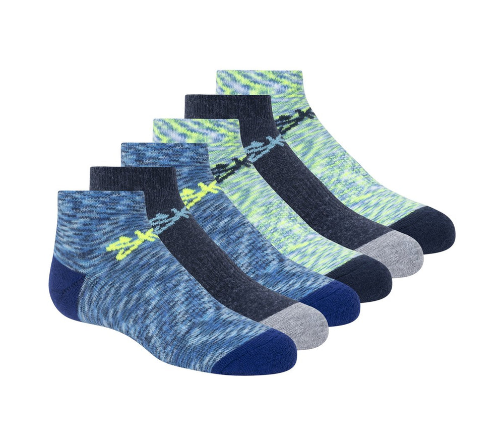 Skechers Clothing | 6 Pack Space Dye Low Cut Socks