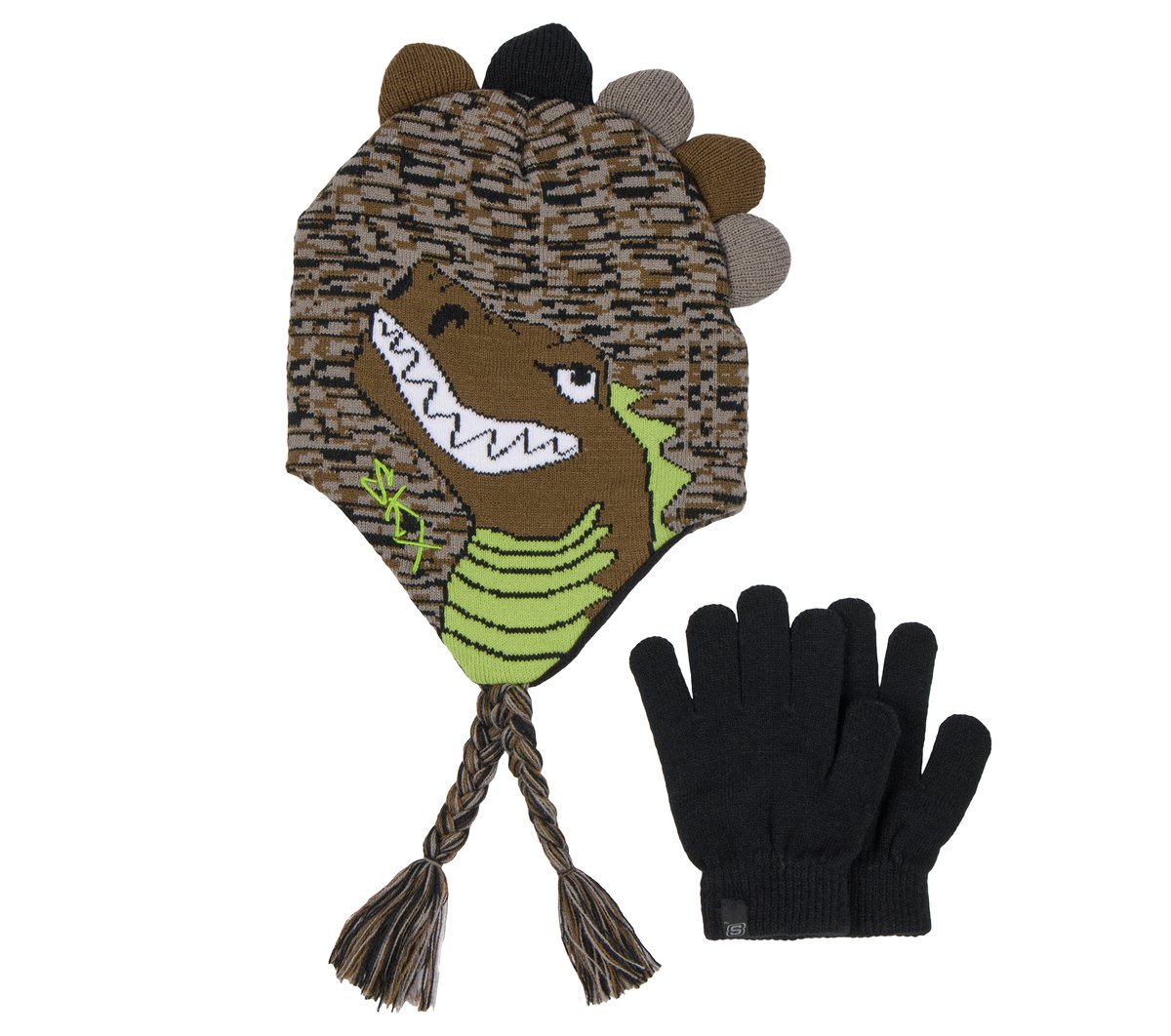 Skechers Clothing | Camo Dino Hat and Glove Set