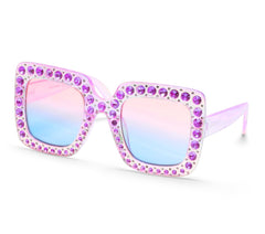 Skechers Clothing | Square Rhinestone Sunglasses