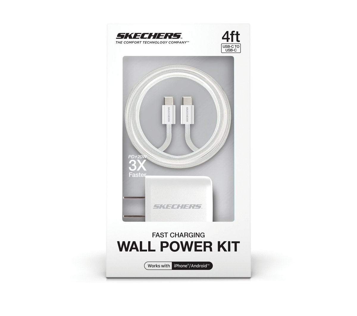 Skechers Clothing | 20W USB-C Wall Charging Kit