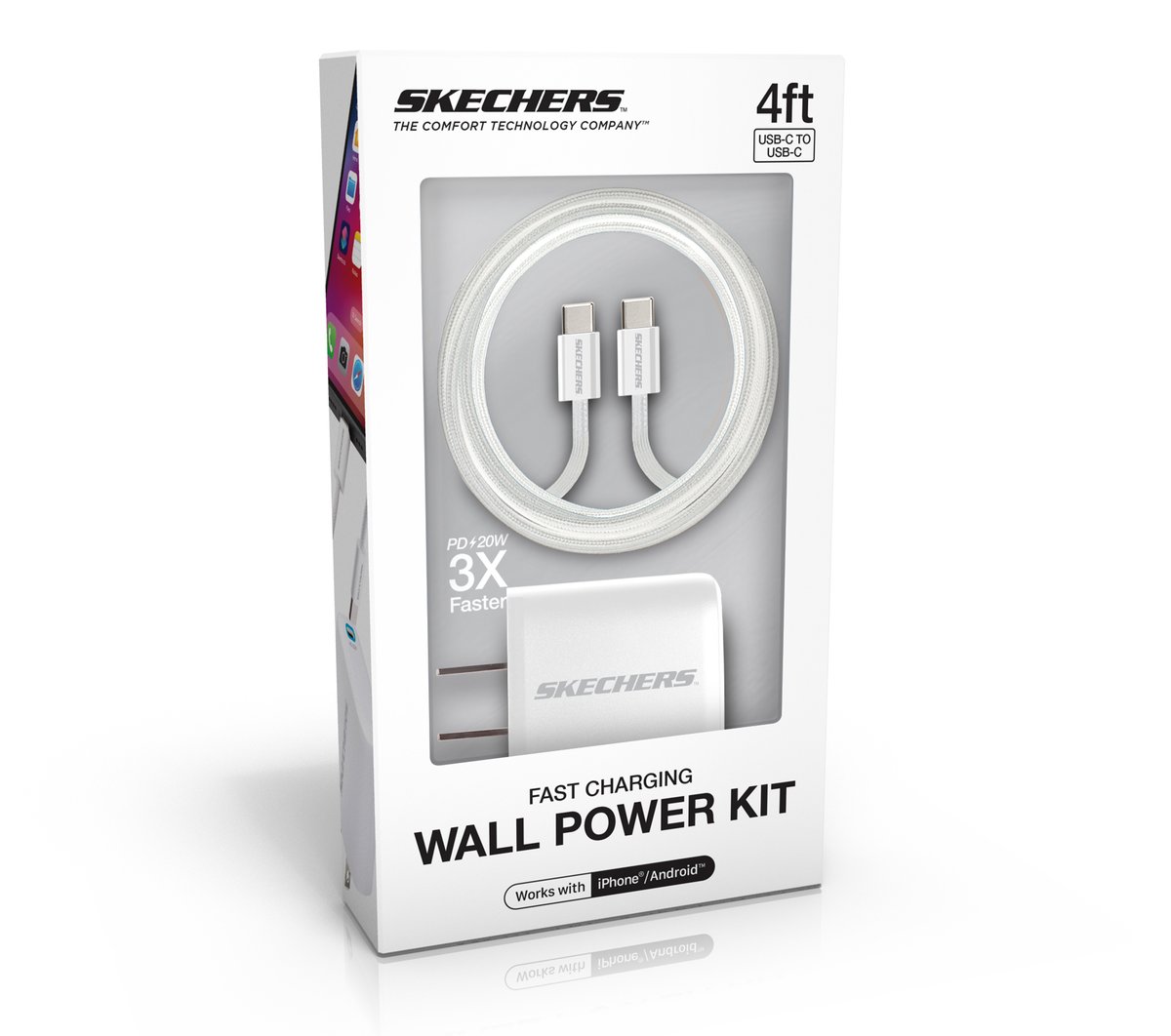 Skechers Clothing | 20W USB-C Wall Charging Kit